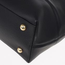 Pre Owned Moschino Leather Shopper Tote