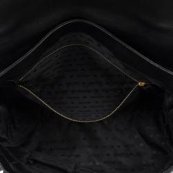 Pre Owned Moschino Large Leather Flap Satchel