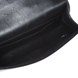 مملوكة مسبقًا Moschino Black Leather Crossbody Bag