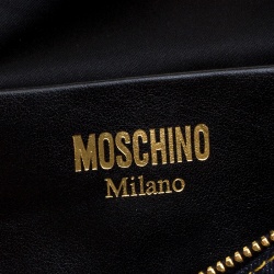 Pre Owned Moschino Blue Denim Overall Backpack