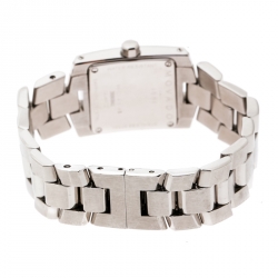 Pre Owned Movado Black Stainless Steel Diamonds Eliro 84 C1 415 AS Women's Wristwatch 22 mm