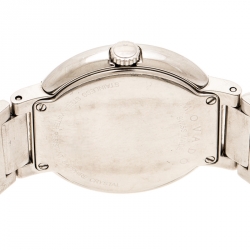 Pre Owned Movado White Mother of Pearl Two-Tone Stainless Steel Diamond Concerto 23.3.14.1117S Women's Wristwatch 30 mm  