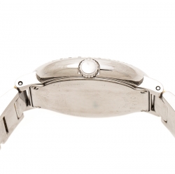 Pre Owned Movado White Mother of Pearl Two-Tone Stainless Steel Diamond Concerto 23.3.14.1117S Women's Wristwatch 30 mm  