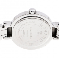 Pre Owned Movado Silver Stainless Steel Harmony 84.A1.809.A Women's Wristwatch 23 mm