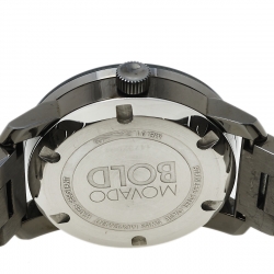 Pre Owned Movado Metallic Grey PVD Stainless Steel Bold MB.01.3.34.6045 Women's Wristwatch 36 mm