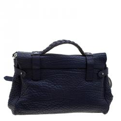 Pre Owned Mulberry Indigo Leather Alexa Shoulder Bag
