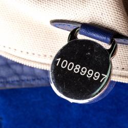 Pre Owned Mulberry Indigo Leather Alexa Shoulder Bag