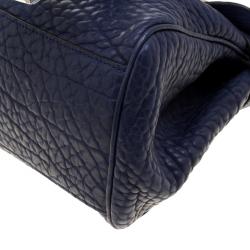Pre Owned Mulberry Indigo Leather Alexa Shoulder Bag