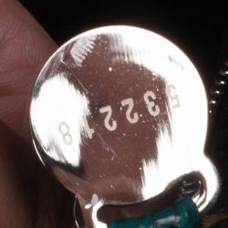 مملوكة مسبقًا Mulberry Turquoise Python Skin Maggie