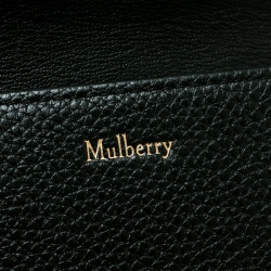Mulberry Black Leather Chain Purse