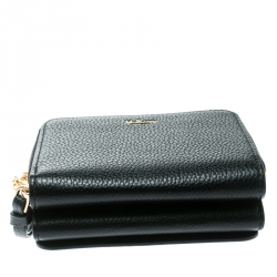 Mulberry Black Leather Chain Purse