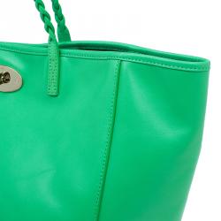 Pre Owned Mulberry Green Nappa Leather Medium Dorset Tote