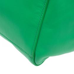 Pre Owned Mulberry Green Nappa Leather Medium Dorset Tote