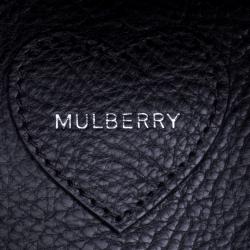 Pre Owned Mulberry Black Leather Bayswater Cara Delevingne Backpack
