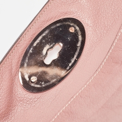 Pre Owned Mulberry Pink Leather Clemmie Clutch