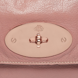 Pre Owned Mulberry Pink Leather Clemmie Clutch
