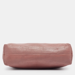 Pre Owned Mulberry Pink Leather Clemmie Clutch