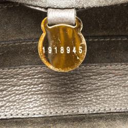 Mulberry Dark Grey Leather Lily Shoulder Bag