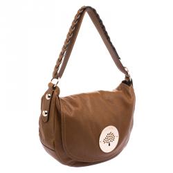 Mulberry Brown Grained Leather Daria Hobo
