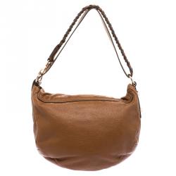 Mulberry Brown Grained Leather Daria Hobo