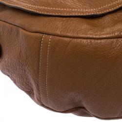 Mulberry Brown Grained Leather Daria Hobo