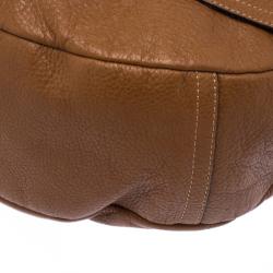 Mulberry Brown Grained Leather Daria Hobo