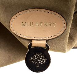 Mulberry Beige Zebra Printed Leather Travel Day Satchel