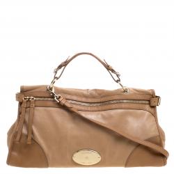 Mulberry Light Brown Leather Shoulder Bag