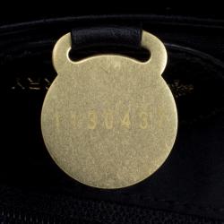 Mulberry Black Leather Oversized Alexa Satchel