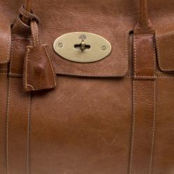 Pre Owned Mulberry Brown Leather Bayswater Satchel