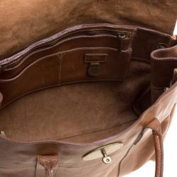 Pre Owned Mulberry Brown Leather Bayswater Satchel