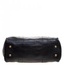 Pre Owned Mulberry Black Leather Bayswater Satchel