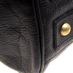 Pre Owned Mulberry Black Leather Bayswater Satchel