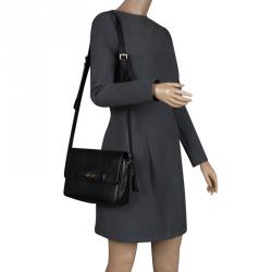 Pre Owned Mulberry Black Leather Bayswater Shoulder Bag