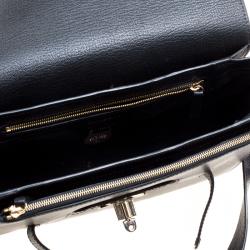 Pre Owned Mulberry Black Leather Bayswater Shoulder Bag