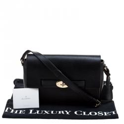 Pre Owned Mulberry Black Leather Bayswater Shoulder Bag
