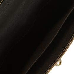 Mulberry Bronze Python Embossed Continental Wallet