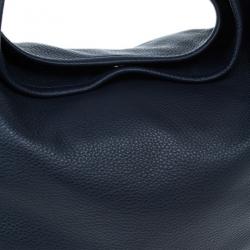 Pre Owned Mulberry Blue Leather Effie Hobo