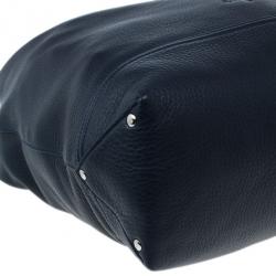 Pre Owned Mulberry Blue Leather Effie Hobo