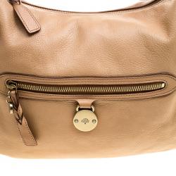 Pre Owned Mulberry Beige Leather Somerset Hobo