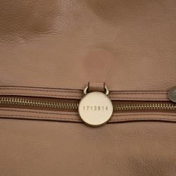 Pre Owned Mulberry Beige Leather Somerset Hobo