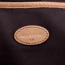 Pre Owned Mulberry Beige Leather Somerset Hobo