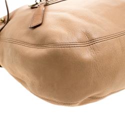 Pre Owned Mulberry Beige Leather Somerset Hobo