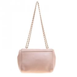 Pre Owned Mulberry Beige Leather Small Lily Shoulder Bag