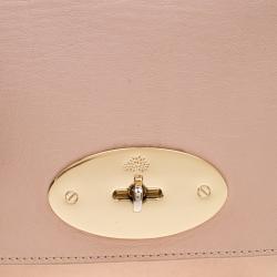 Pre Owned Mulberry Beige Leather Small Lily Shoulder Bag