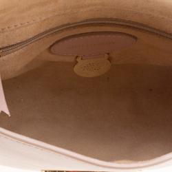 Pre Owned Mulberry Beige Leather Small Lily Shoulder Bag