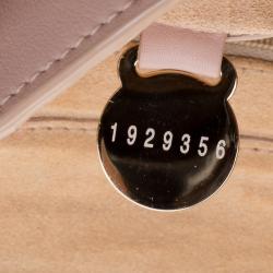 Pre Owned Mulberry Beige Leather Small Lily Shoulder Bag