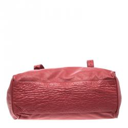 Mulberry Red Leather Oversized Alexa Satchel