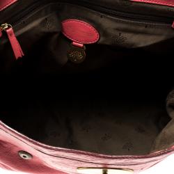 Mulberry Red Leather Oversized Alexa Satchel
