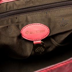 Mulberry Red Leather Oversized Alexa Satchel
